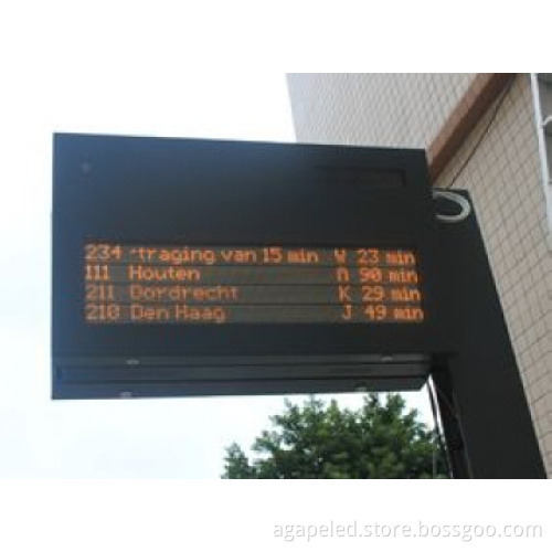 Single Color Led Outdoor Traffic Display Signs with A Remote Control for Changing Signs